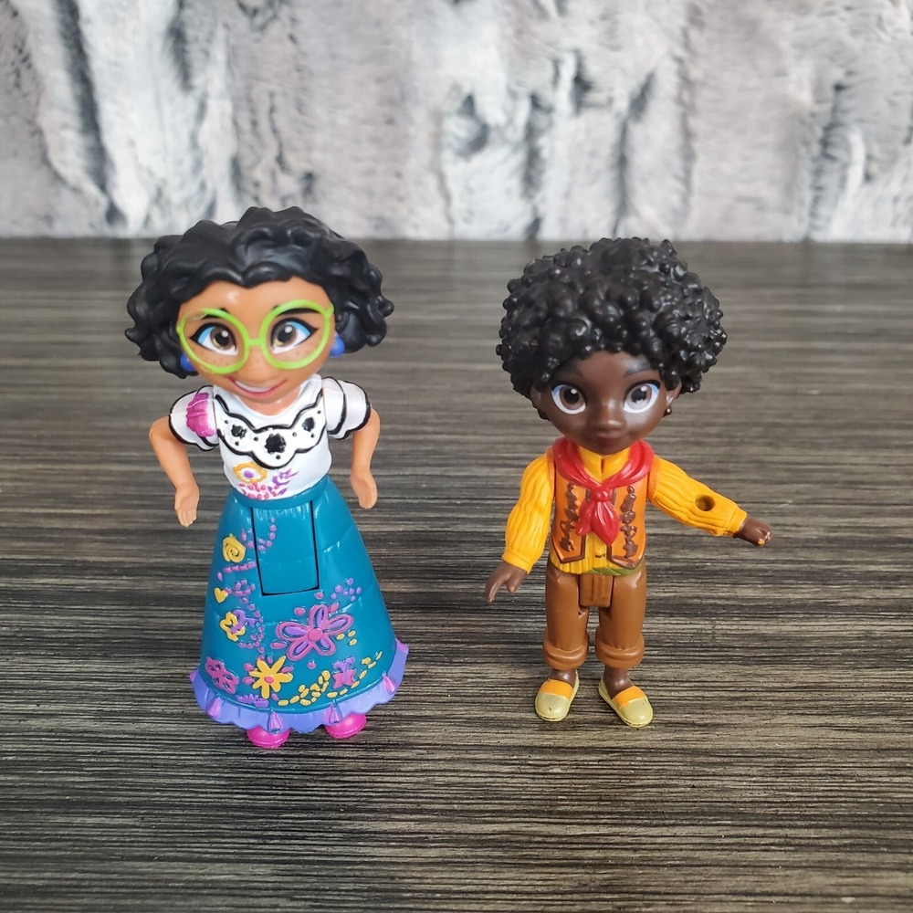 Disney‎ Encanto Mirabel & Antonio Small Action Figures Lot Of 2